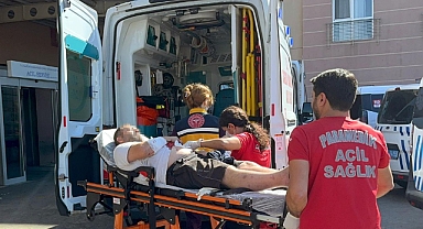 Tartıştığı kocasını bıçakla yaraladı