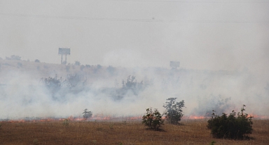 Taşağıl'da Anız Yangını Söndürüldü