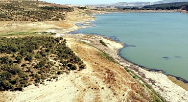 Tekirdağ'da Yazır Göleti'nin su seviyesi yüzde 4'e düştü