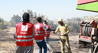 TÜRK KIZILAY’IN ORMAN YANGINLARIYLA MÜCADELEYE DESTEĞİ SÜRÜYOR
