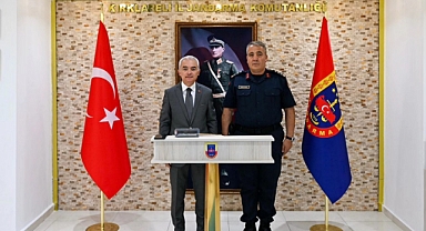 Vali Turan'dan İl Jandarma Komutanı Eskitürk'e Ziyaret 