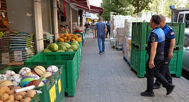 Zabıtadan Kaldırım ve Yol İşgaline Taviz Yok