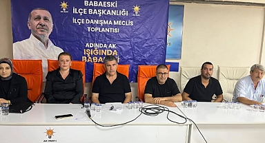 AK Parti Babaeski İlçe Başkanlığı Eylül Ayı Danışma Toplantısı Yapıldı