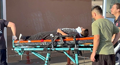 Bisikletiyle kaldırım taşlarına çarpan Ömer, yaralandı