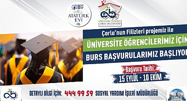 Çorlu Belediyesinden Üniversite Öğrencilerine Karşılıksız 4,5 Milyon TL Burs