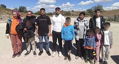 Edirne'de 11 kaçak göçmen yakalandı