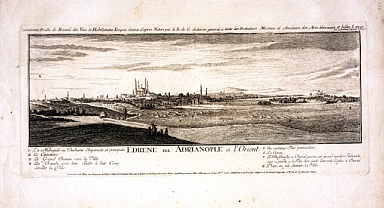 Edirne’de 1700’lü yıllara ait gravür, Osmanlı ordusunun saray çevresindeki konumunu ortaya koydu