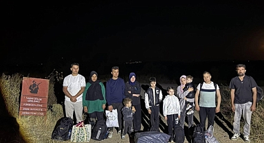 Edirne'de 20 kaçak göçmen yakalandı