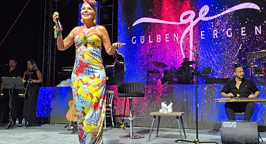 Gülben Ergen, Edirne’deki festivalde sahne aldı
