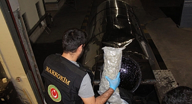 Kapıkule'de tankerde 114 kilo uyuşturucu ele geçirildi