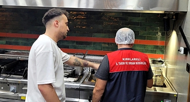 Kırklareli'nde Gece Gıda Denetimi 