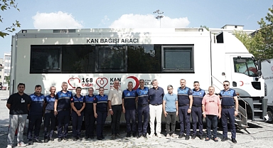 Lüleburgaz’da Zabıta Haftası’na Anlamlı Katkı: Kızılay’a Kan Bağışı