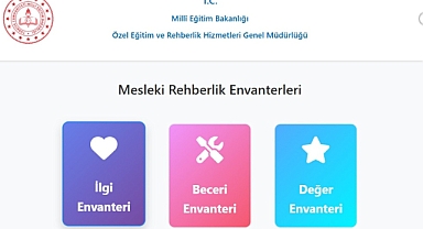 ÖĞRENCİLERİN MESLEKİ YÖNELİMLERİNİ GÜÇLENDİRECEK ENVANTERLER UYGULANACAK