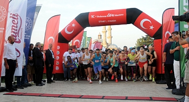 Uluslararası Edirne Maratonu renkli görüntülere ev sahipliği yaptı