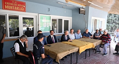 Vali Turan, Pınarhisar Erenler Köyü'nü Ziyaret Etti