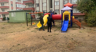 Babaeski'de Yeni Çocuk Parkı ve Spor Alanı Çalışmaları