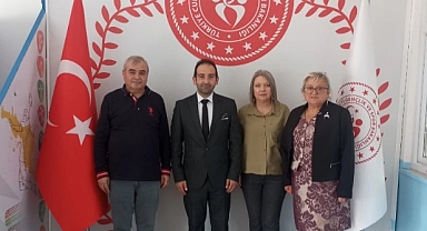 Babaeski Gençlik ve Spor İlçe Müdürü Özmen Akın’a Nezaket Ziyareti