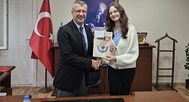 Babaeski Şehit Ersan Yenici Anadolu Lisesi Öğrencilerinden Kaymakam Tamer Orhan’a Ziyaret