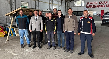 Başkan Fırat Yayla'dan Garaj Amirliğine Ziyaret 