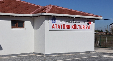 Büyükkarıştıran’da Atatürk Kültür Evi Açıldı