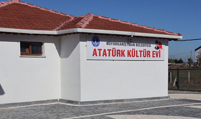 Büyükkarıştıran’da Atatürk Kültür Evi Açıldı