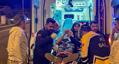 Çorlu'da motosiklet yayaya çarptı: 2 yaralı