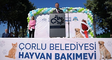 Çorlu Hayvan Bakımevi Açıldı