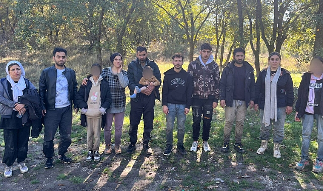 Edirne’de 23 kaçak göçmen yakalandı