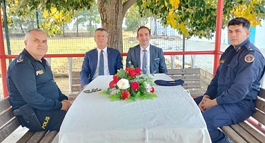 Kaymakam Orhan'dan Özmen Akın'a İade-i Ziyaret