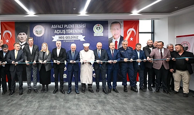 Kırklareli'nde Asfalt Plent Tesisi Hizmete Girdi