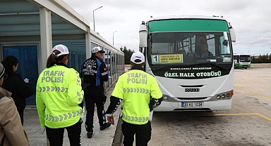 Kırklareli'nde Otobüslere Sıkı Denetim 