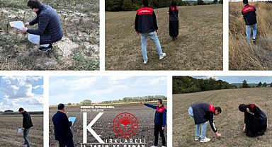 Kırklareli'nde Ürün Beyanları Doğrulama Çalışmaları Sürüyor