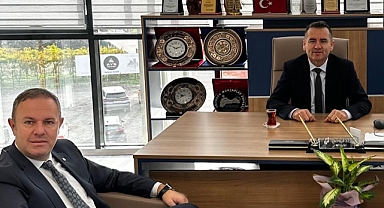Kırklareli TSO Başkanı Soner Ilık’tan Tapu Müdürü Taci Sayın’a Hayırlı Olsun Ziyareti