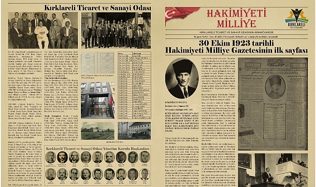 Kırklareli TSO’dan Cumhuriyet Coşkusuna Tarihi Bir Dokunuş