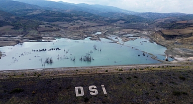 Naip Barajı'nda su seviyesi yüzde 1'in altına düştü