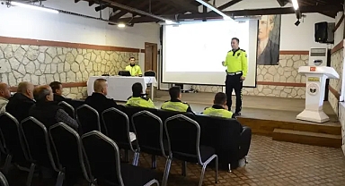 Okul Servis Şoförlerine Eğitim Verildi