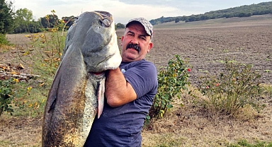Oltayla 70 kiloluk yayın yakaladı