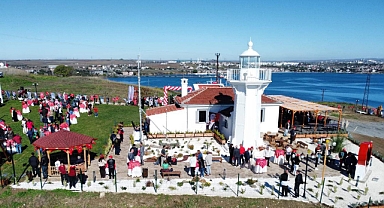 Tekirdağ'da restore edilen 168 yıllık deniz feneri törenle açıldı