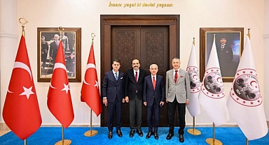 Vali Turan, Eski Bakan Yardımcısı Balta’yı Ağırladı