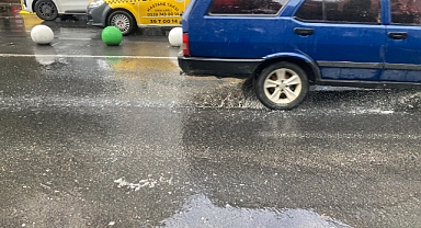 Yayalar Su Sıçramasından Mağdur 