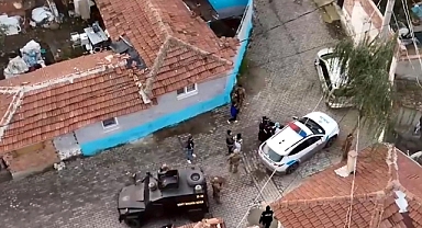 116 polisin katıldığı şafak operasyonunda 8 gözaltı