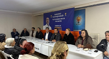 AK Parti Babaeski İlçe Teşkilatı Kasım Ayı Danışma Kurulu Toplantısı Gerçekleşti