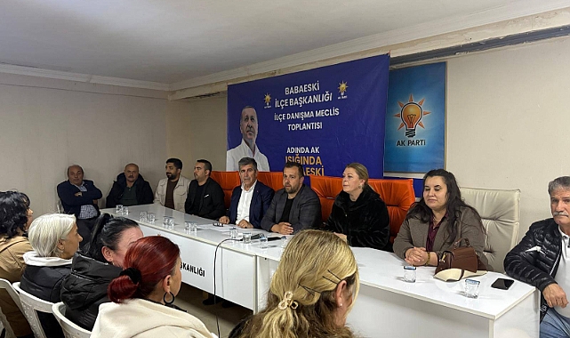 AK Parti Babaeski İlçe Teşkilatı Kasım Ayı Danışma Kurulu Toplantısı Gerçekleşti