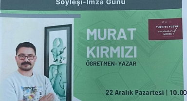 Babaeski Atatürk Ortaokulu’nda Yazar Murat Kırmızı ile Söyleşi ve İmza Günü