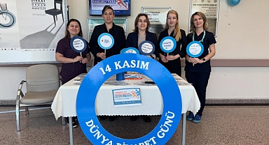 Babaeski Devlet Hastanesi'nden Dünya Diyabet Günü’nde Farkındalık Etkinliği