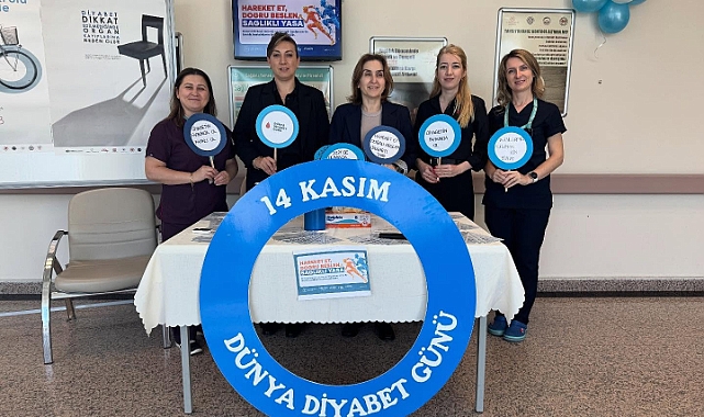 Babaeski Devlet Hastanesi'nden Dünya Diyabet Günü’nde Farkındalık Etkinliği