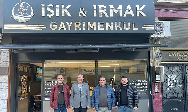 Başkan Çakıcı'dan Işık & Irmak Gayrimenkul'e Hayırlı Olsun Ziyareti