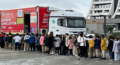 BÜYÜKŞEHİRDEN ÖĞRENCİLERE AFET FARKINDALIK EĞİTİMİ