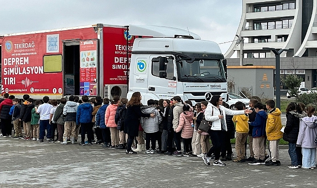 BÜYÜKŞEHİRDEN ÖĞRENCİLERE AFET FARKINDALIK EĞİTİMİ