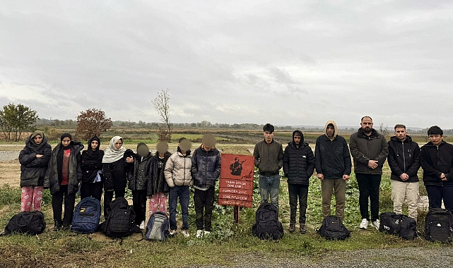 Edirne’de 29 kaçak göçmen yakalandı